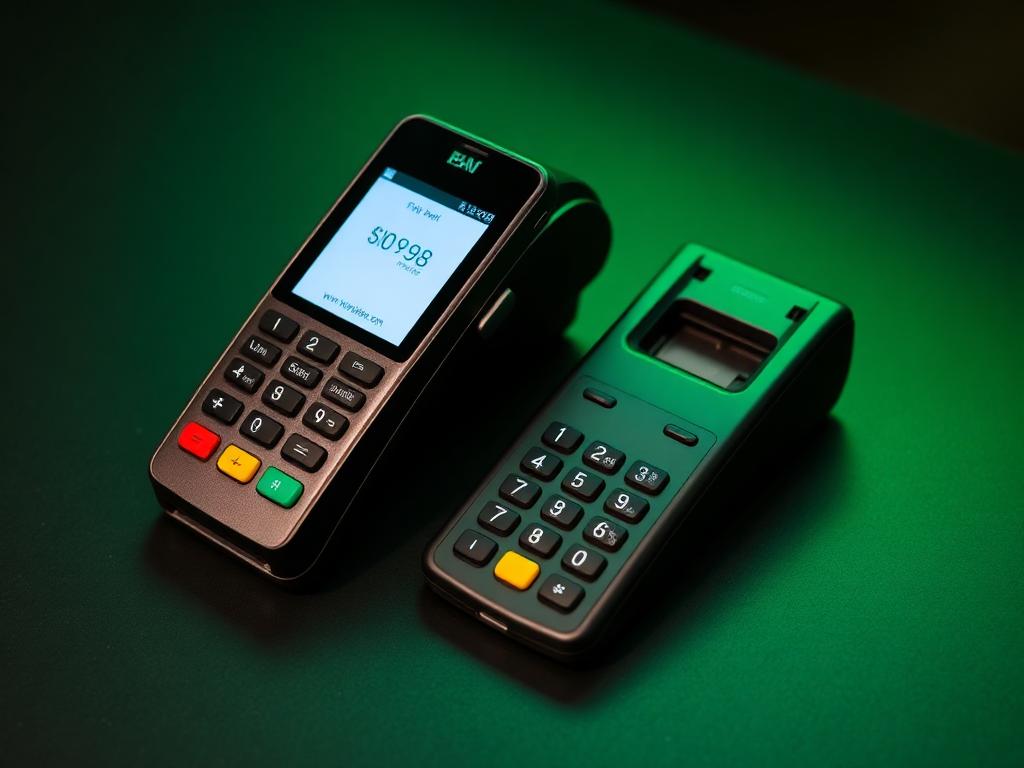 Countertop credit card terminal and PIN pad